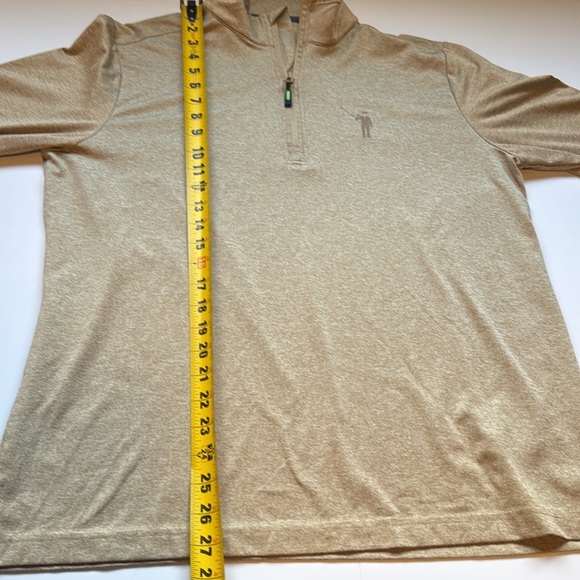 William Murray Golf Tan Long Sleeve Quarter Zip - Picture 5 of 10